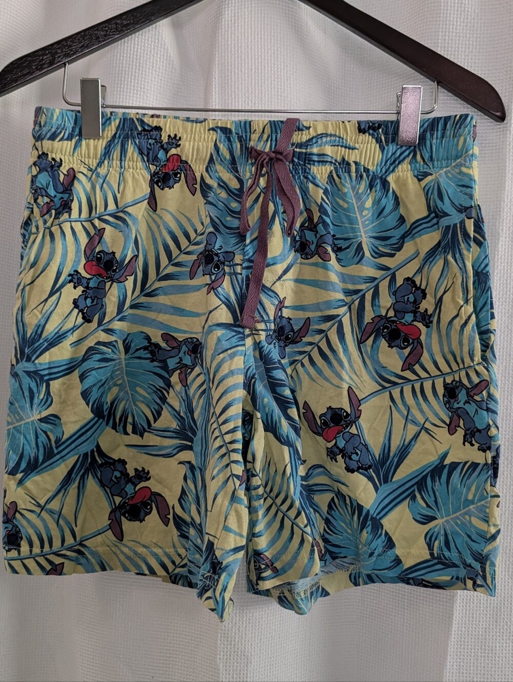 Disney Stitch In Palm Trees Boxer Shorts